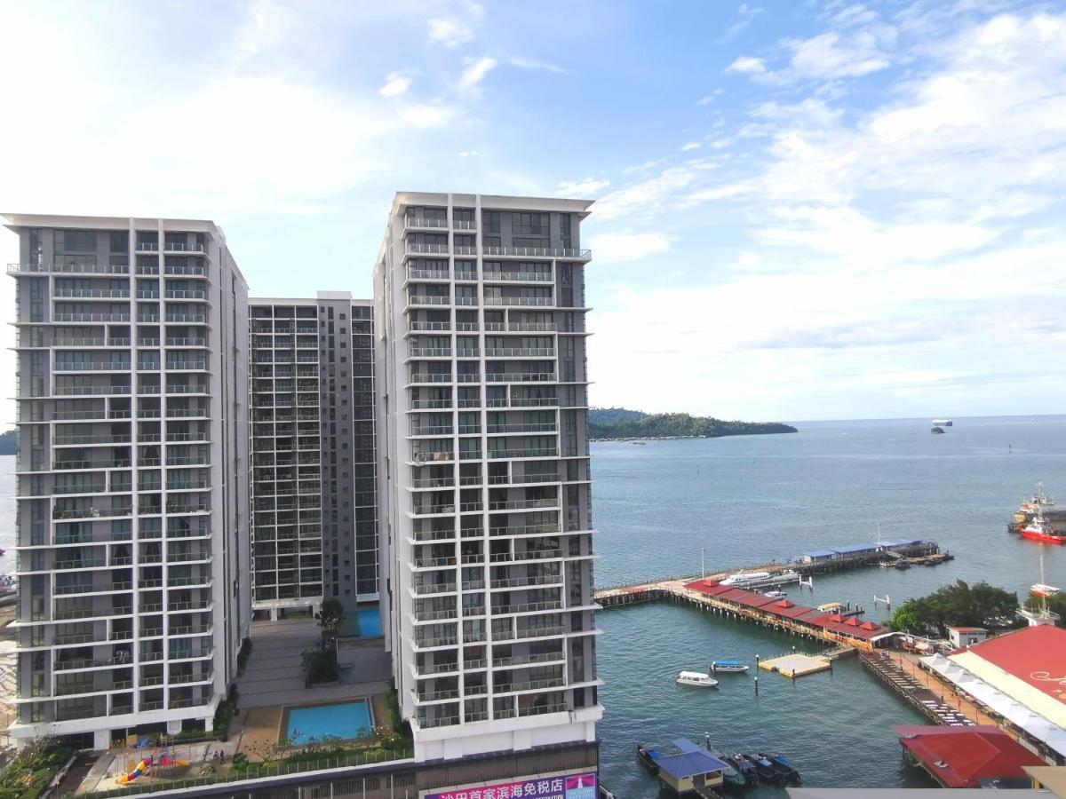 M Centro City Centre @ Gaya Street By Sunset Seaview Vacation Condos كوتا كينابالو المظهر الخارجي الصورة