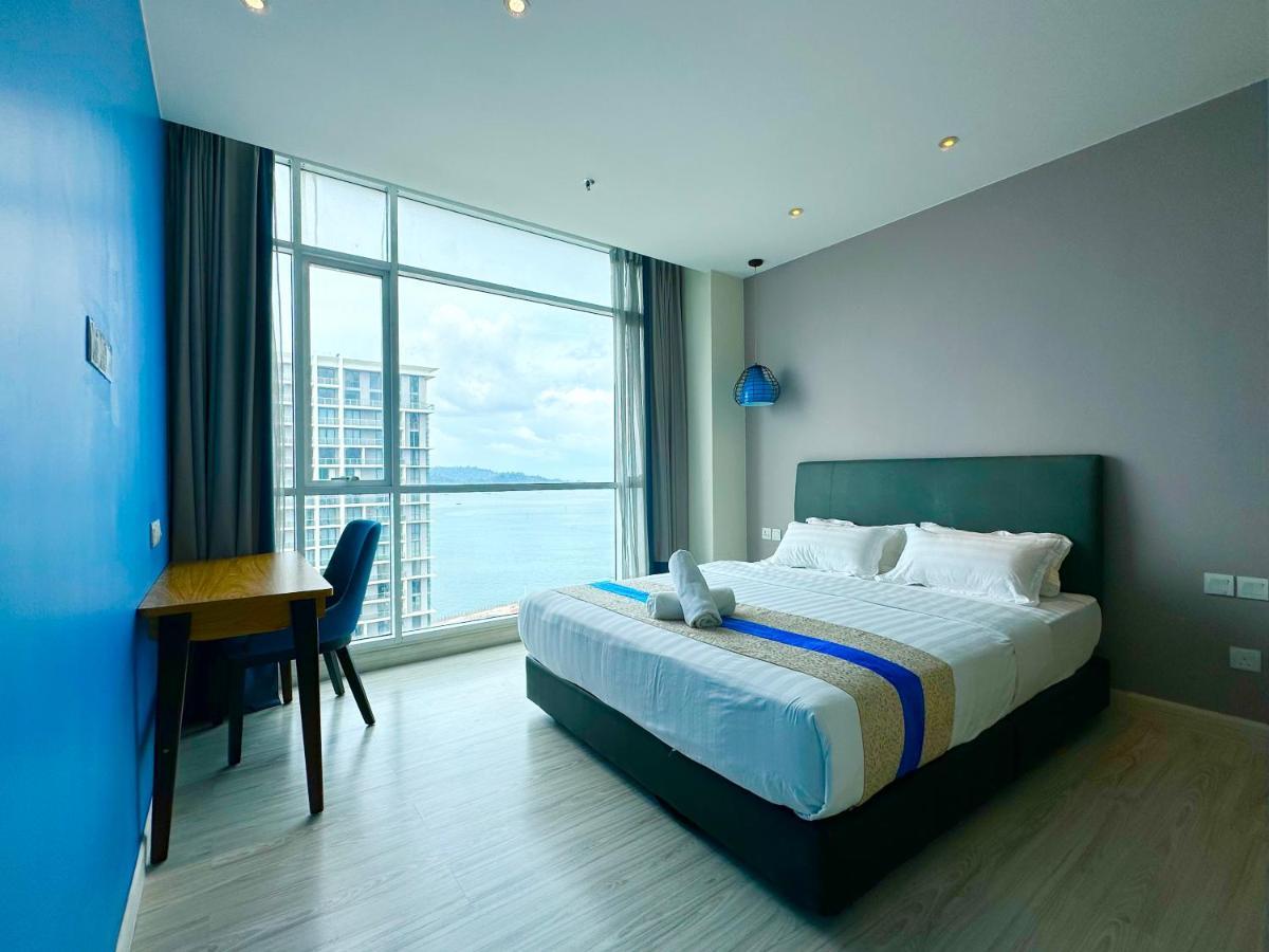 M Centro City Centre @ Gaya Street By Sunset Seaview Vacation Condos كوتا كينابالو المظهر الخارجي الصورة