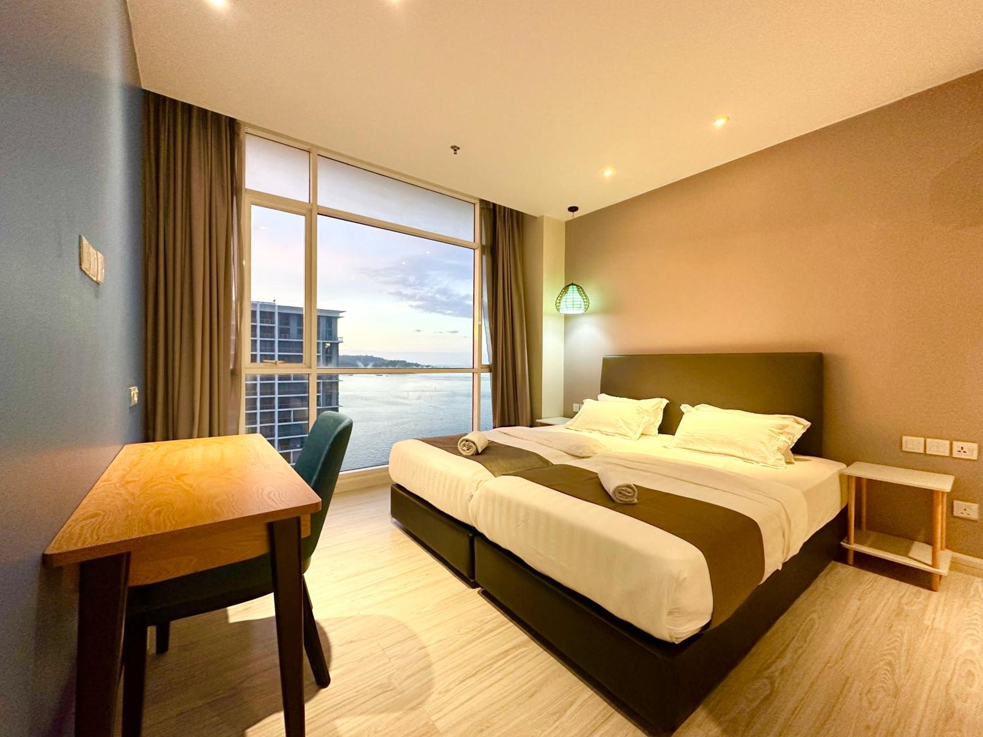 M Centro City Centre @ Gaya Street By Sunset Seaview Vacation Condos كوتا كينابالو المظهر الخارجي الصورة