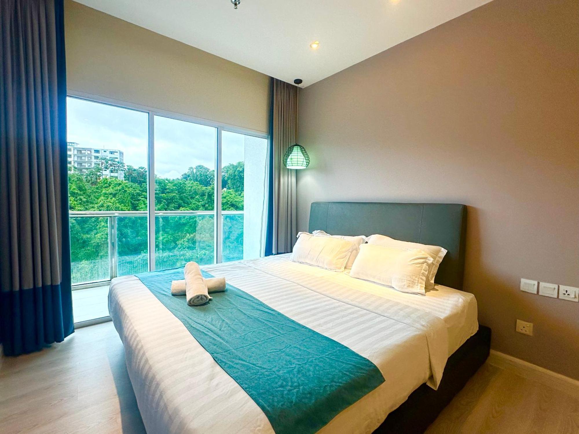 M Centro City Centre @ Gaya Street By Sunset Seaview Vacation Condos كوتا كينابالو المظهر الخارجي الصورة